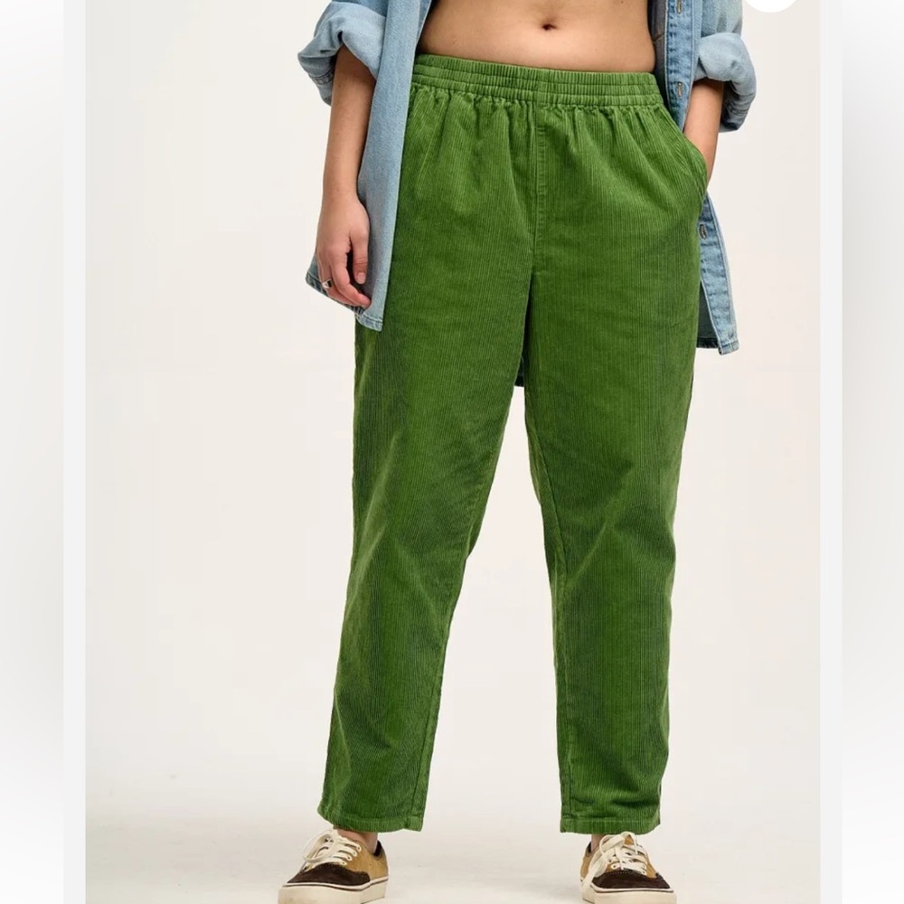 Lucy & Yak Billie Trousers in Pickle Green